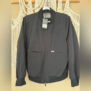Figs Black Men's Bomber Jacket